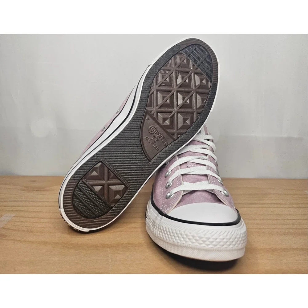 Converse Women's Pink Canvas Sneakers - Picture 7 of 9